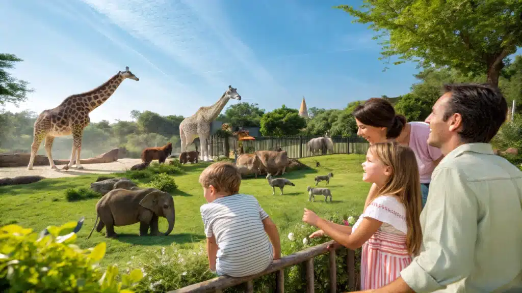 parc animalier famille